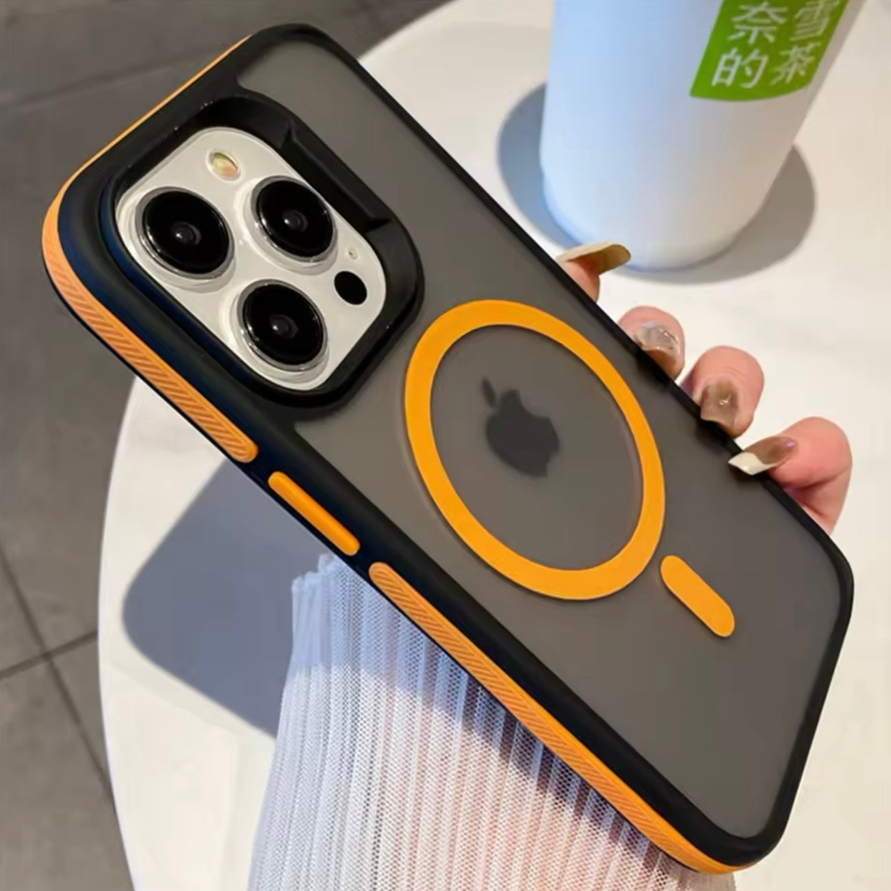 iPhone 15 Pro Max | Matte Transparente MagSafe/Magnet Hülle/Case HUELLENOUTLET.de