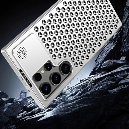 Samsung Galaxy S23 Ultra | Kühlende/Wärmeableitende Aluminium Kamera Schutz Hülle/Case HUELLENOUTLET.de