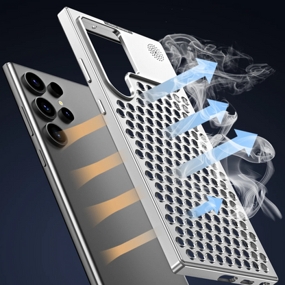 Samsung Galaxy S23 Ultra | Kühlende/Wärmeableitende Aluminium Kamera Schutz Hülle/Case HUELLENOUTLET.de