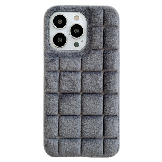 iPhone 12 Pro | Weiche Stoff 3D Kachel/Karo Design Hülle/Case HUELLENOUTLET.de