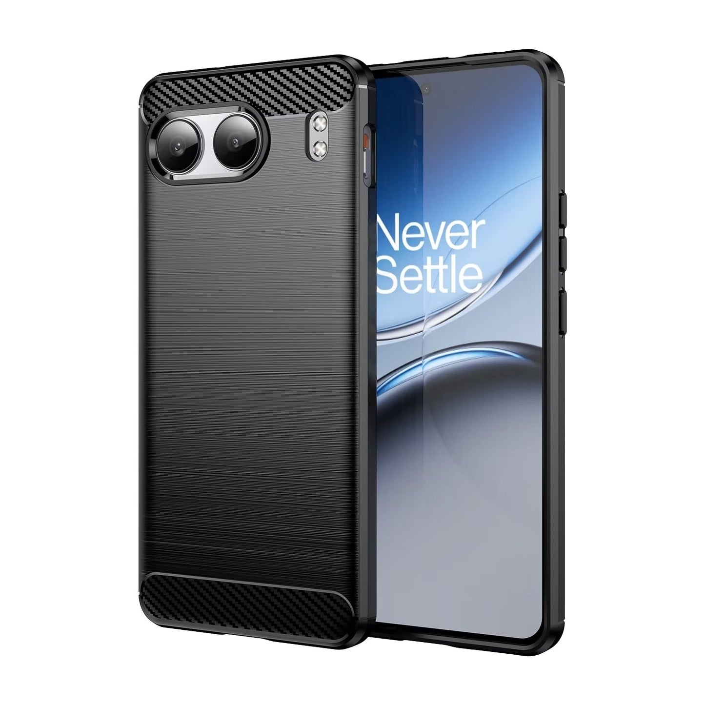 OnePlus Nord 4 | Edle Carbon Akzente Soft Hülle/Case HUELLENOUTLET.de