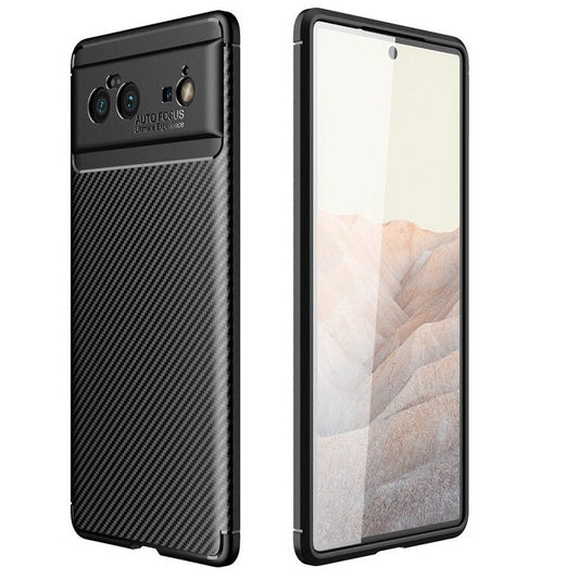 Google Pixel 8 Pro | Carbon Soft Hülle/Case HUELLENOUTLET.de