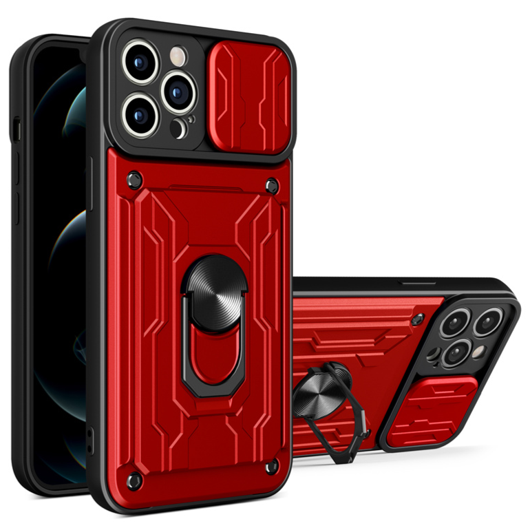 iPhone 14 Pro Max | Kamera Schutz Outdoor/Magnet Hülle/Case mit Kartenfach HUELLENOUTLET.de