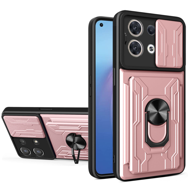 Honor 90 | Kamera Schutz Outdoor/Magnet Hülle/Case mit Kartenfach HUELLENOUTLET.de