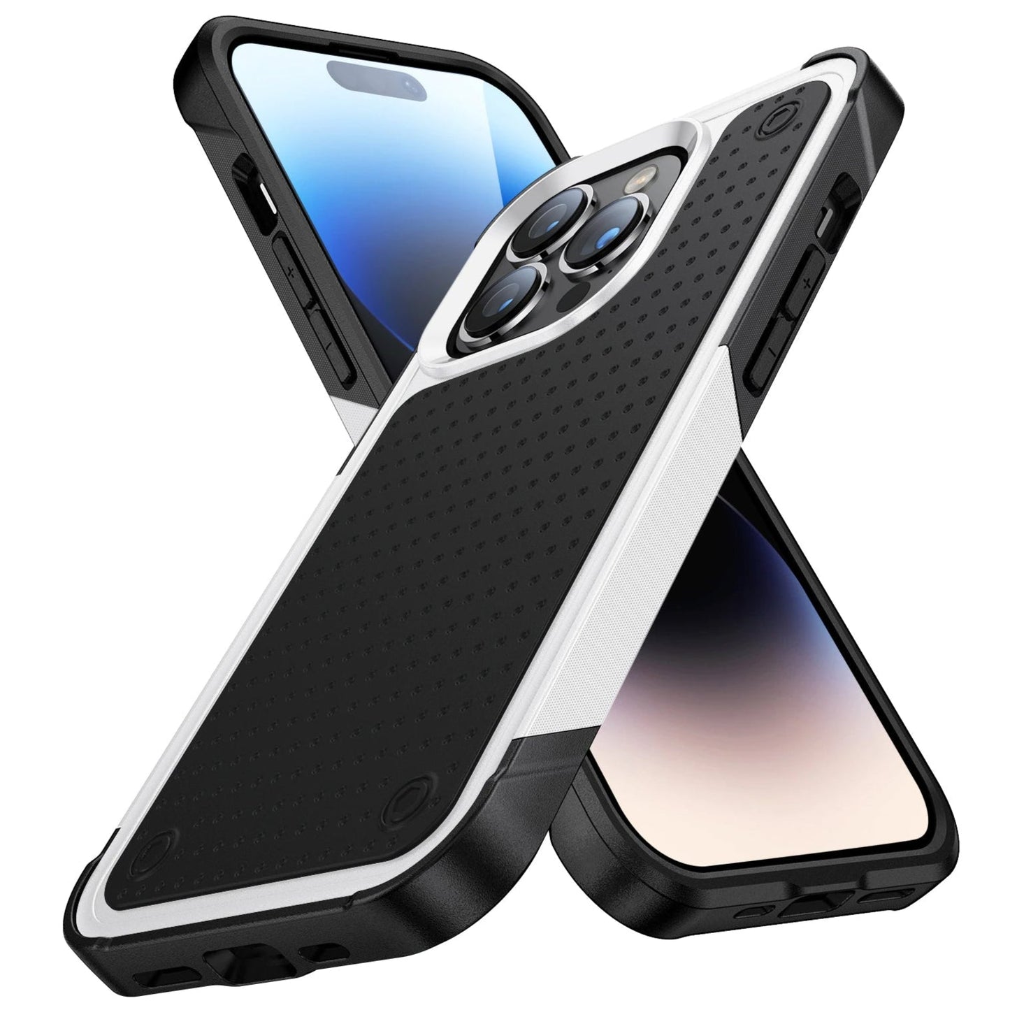 iPhone 13 | Zweifarbige Stoßfeste Silikon Hülle/Case HUELLENOUTLET.de