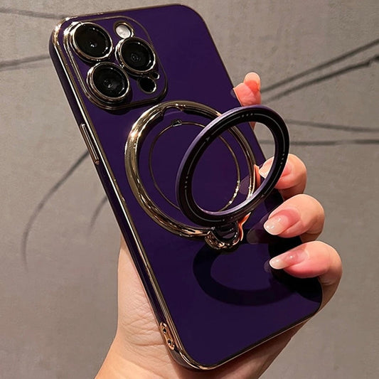 iPhone X/XS | Magnetische Hochglanz/Ring Soft Hülle/Case HUELLENOUTLET.de