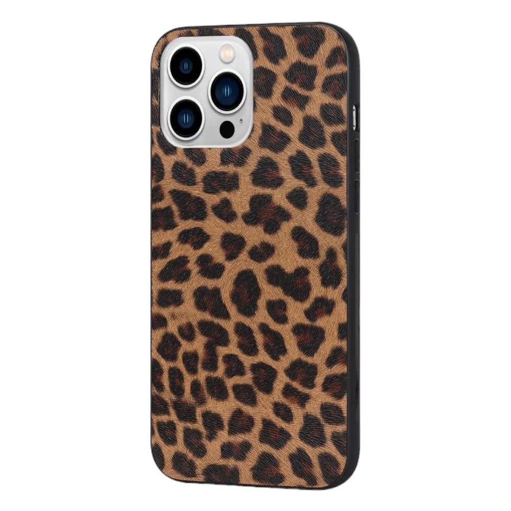 iPhone 11 Pro | Kunstleder Leopard Hülle/Case HUELLENOUTLET.de