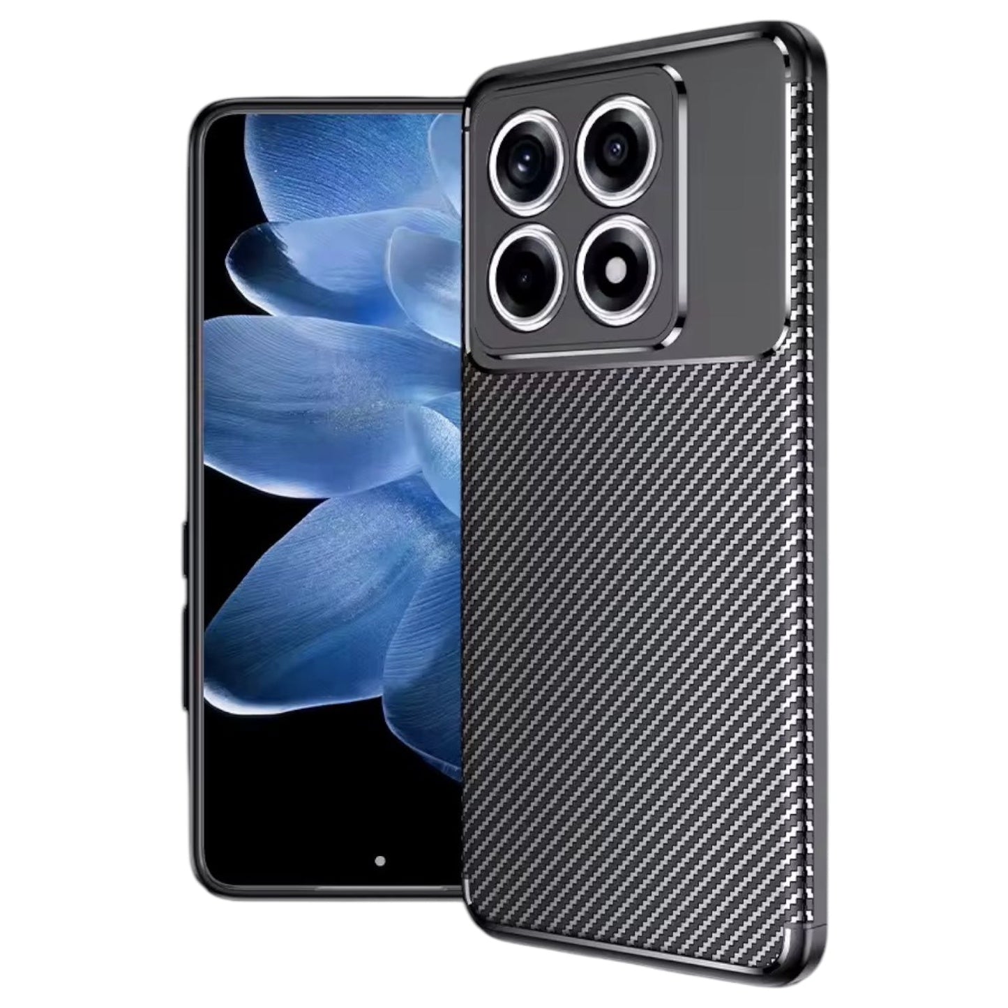 Xiaomi 14T Pro | Carbon Soft Hülle/Case HUELLENOUTLET.de