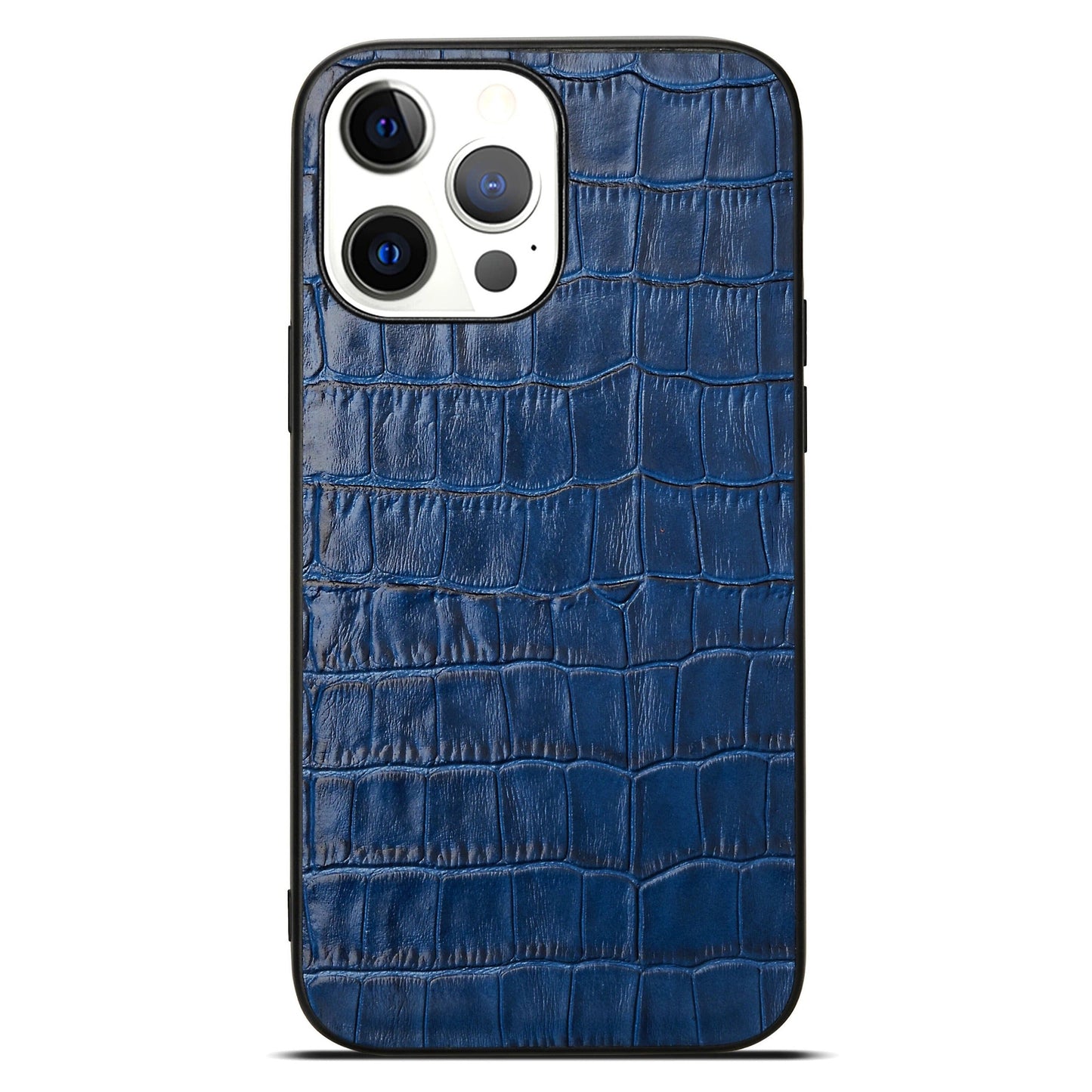 iPhone 12 Pro | Krokodil-Leder Optik Hülle/Case HUELLENOUTLET.de