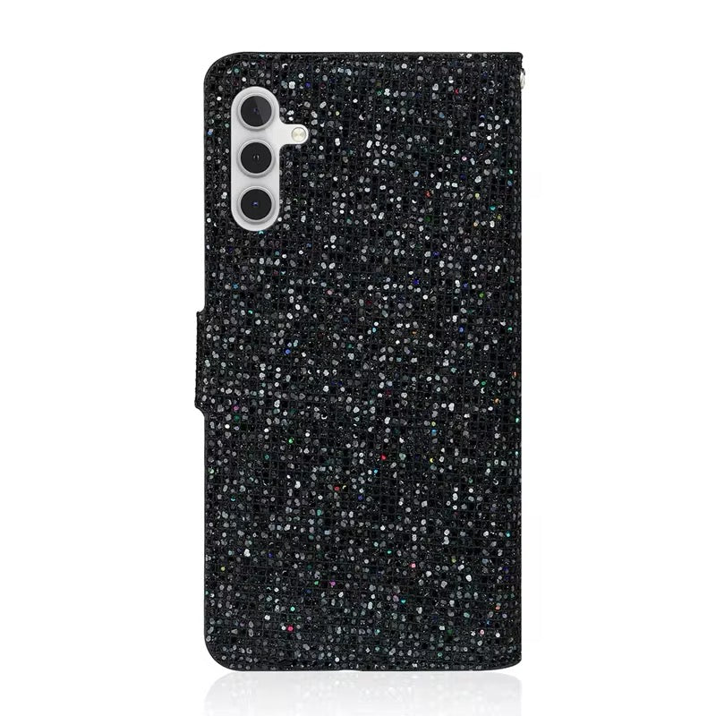 Samsung Galaxy S21 | ICED OUT Diamant Glitzer Klapp Hülle/Flip Case HUELLENOUTLET.de