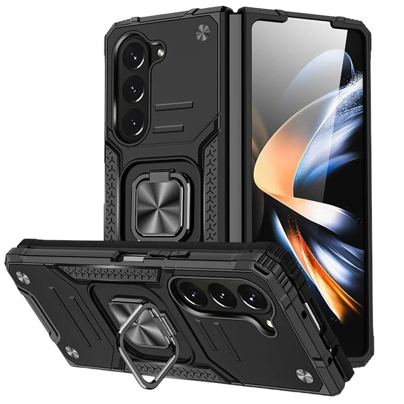 Samsung Galaxy Z Fold 5 | Magnetische Robuste Outdoor Hülle/Case HUELLENOUTLET.de