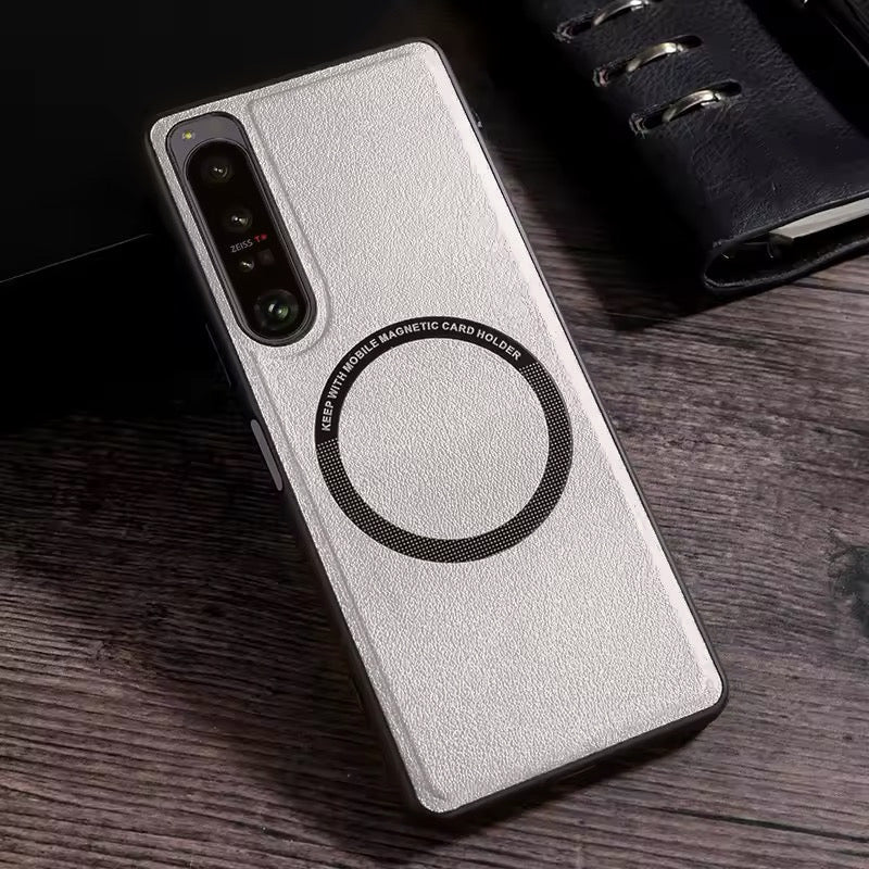 Sony Xperia 10 VI | Kunstleder MagSafe/Magnet Hülle/Case HUELLENOUTLET.de