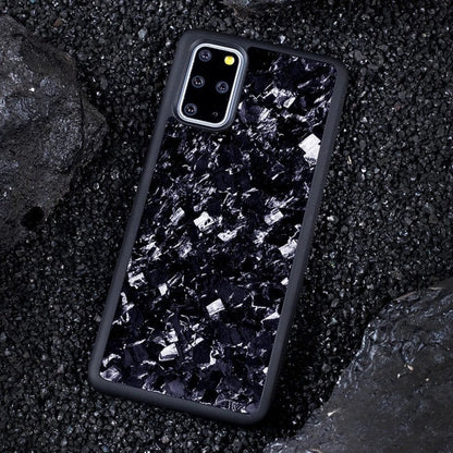 Samsung Galaxy A52S (5G) | Forged Carbon Optik Panzerglas Hülle/Case HUELLENOUTLET.de