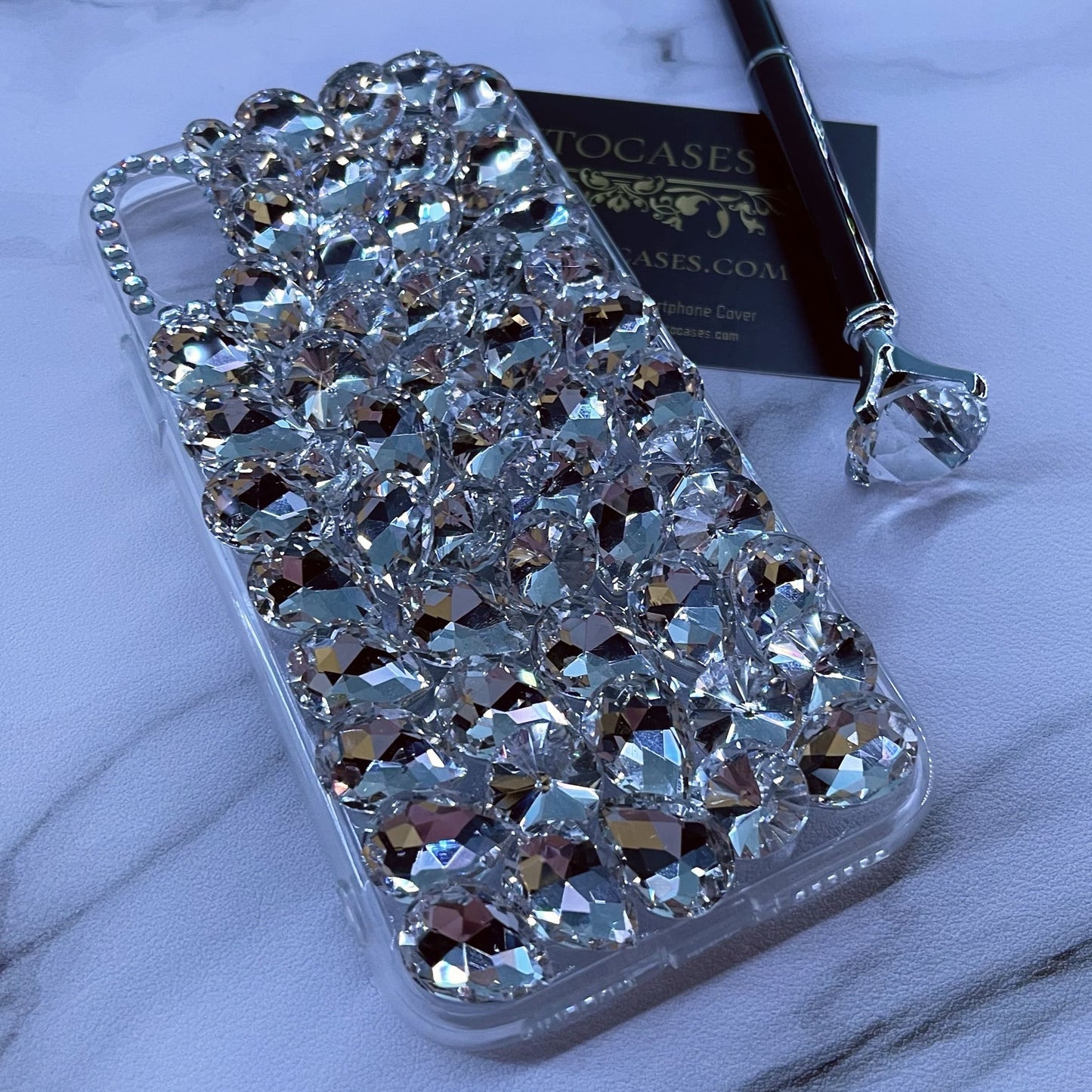 iPhone XR | 3D Diamant Hülle/Case HUELLENOUTLET.de