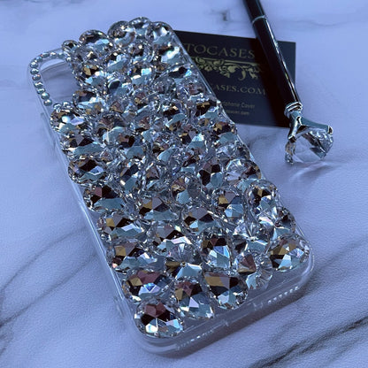 iPhone XR | 3D Diamant Hülle/Case HUELLENOUTLET.de