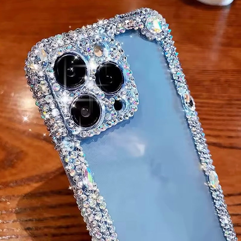 iPhone 16 Pro | Transparente Glitzer/Diamant Hülle/Case HUELLENOUTLET.de