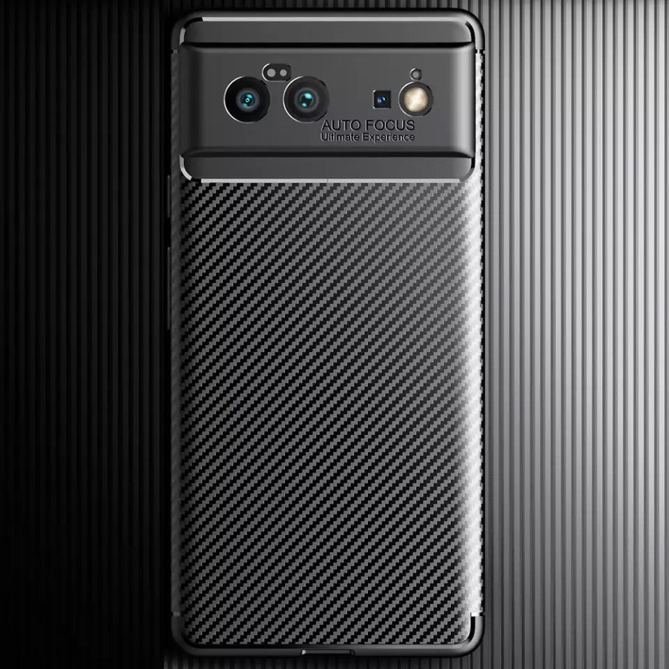 Google Pixel 8 Pro | Carbon Soft Hülle/Case HUELLENOUTLET.de