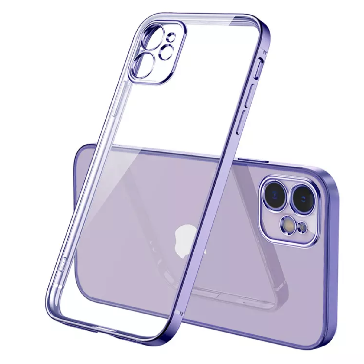 iPhone 13 Mini | Transparent/Chrom Silikon Hülle/Case HUELLENOUTLET.de