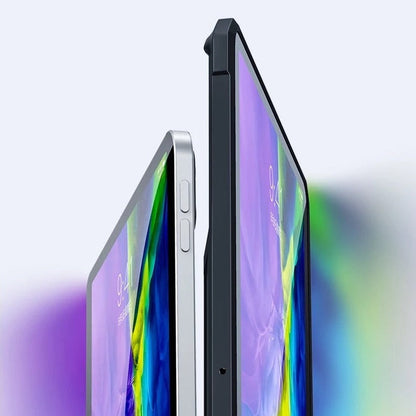 iPad Pro 2022 (12.9") | Transparente Hülle/Case mit verstellbarer Auflage HUELLENOUTLET.de