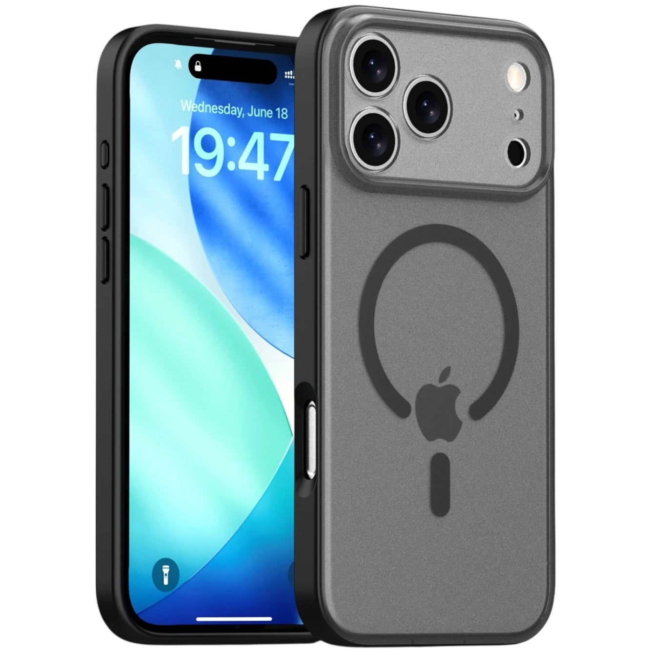 iPhone 17 Pro Max | Dünne/Matte MagSafe/Magnet Hartplastik Hülle/Case HUELLENOUTLET.de