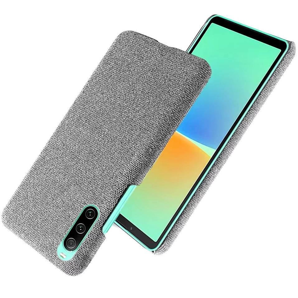 Sony Xperia 1 VI | Stoff überzogene Soft Hülle/Case HUELLENOUTLET.de