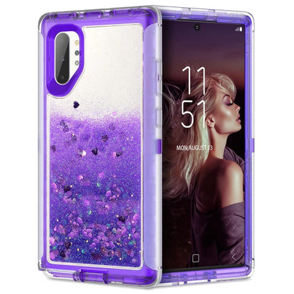 Samsung Galaxy S24 Ultra | Stoßfeste Liquid/Glitzer Vollschutz Hülle/Case HUELLENOUTLET.de