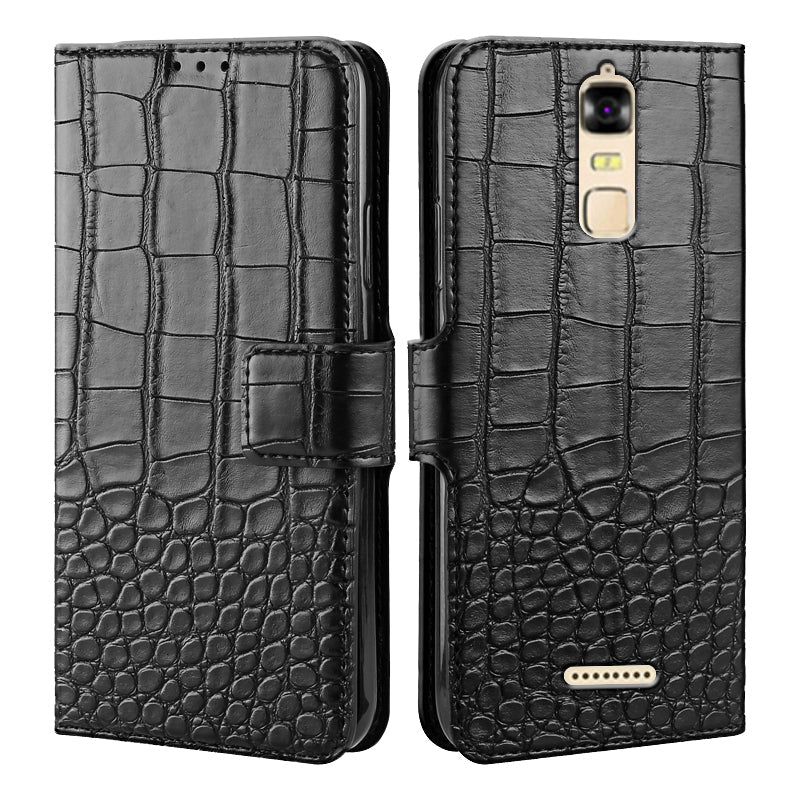 Huawei P30 Pro | Krokodil-Leder Optik Klapp Hülle/Flip Case HUELLENOUTLET.de