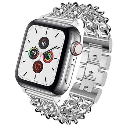 Edelstahl Gliederarmband/Kette für alle 38mm, 40mm und 41mm Apple Watch Modelle HUELLENOUTLET.de