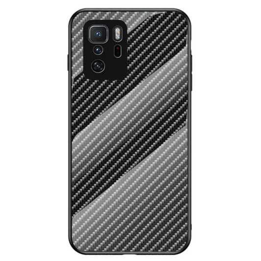 Xiaomi Redmi Note 10 Pro | Carbon Panzerglas Hülle/Case HUELLENOUTLET.de