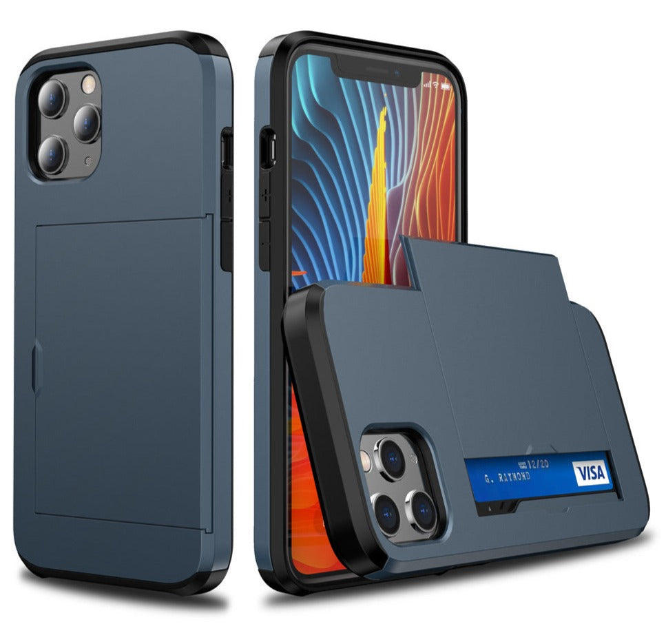 iPhone 15 Pro | Business Hülle/Case mit Kreditkartenfach HUELLENOUTLET.de