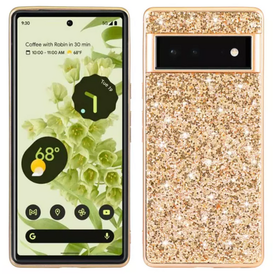 Google Pixel 8 | Glitzer Soft Hülle/Case HUELLENOUTLET.de