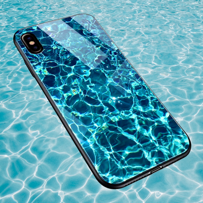 iPhone X/XS | Panzerglas Karibik Hülle/Case HUELLENOUTLET.de