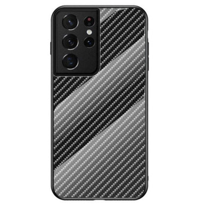 Samsung Galaxy S23 Plus | Carbon Panzerglas Hülle/Case HUELLENOUTLET.de